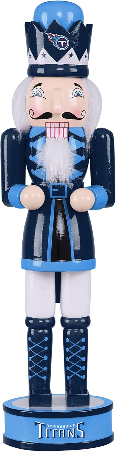 foco NFL Team Logo Collectible Holiday 14" Nutcracker