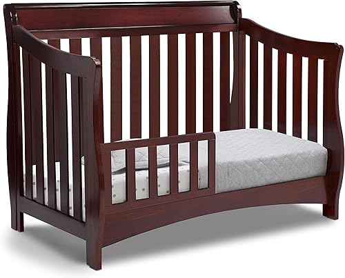 Miniatura 45 de Delta Children Brooks - Colchón convertible 6 en 1 para cuna, Bianca White + Simmons Quiet Nights transpirable para cuna con funda extraíble