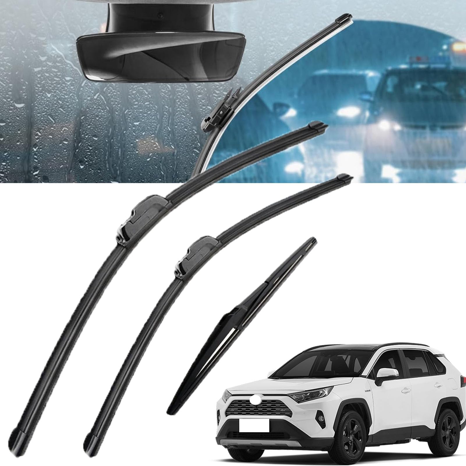Amazon.com: ZEPQUE Wiper Blades Replacement for Toyota RAV4 (2019