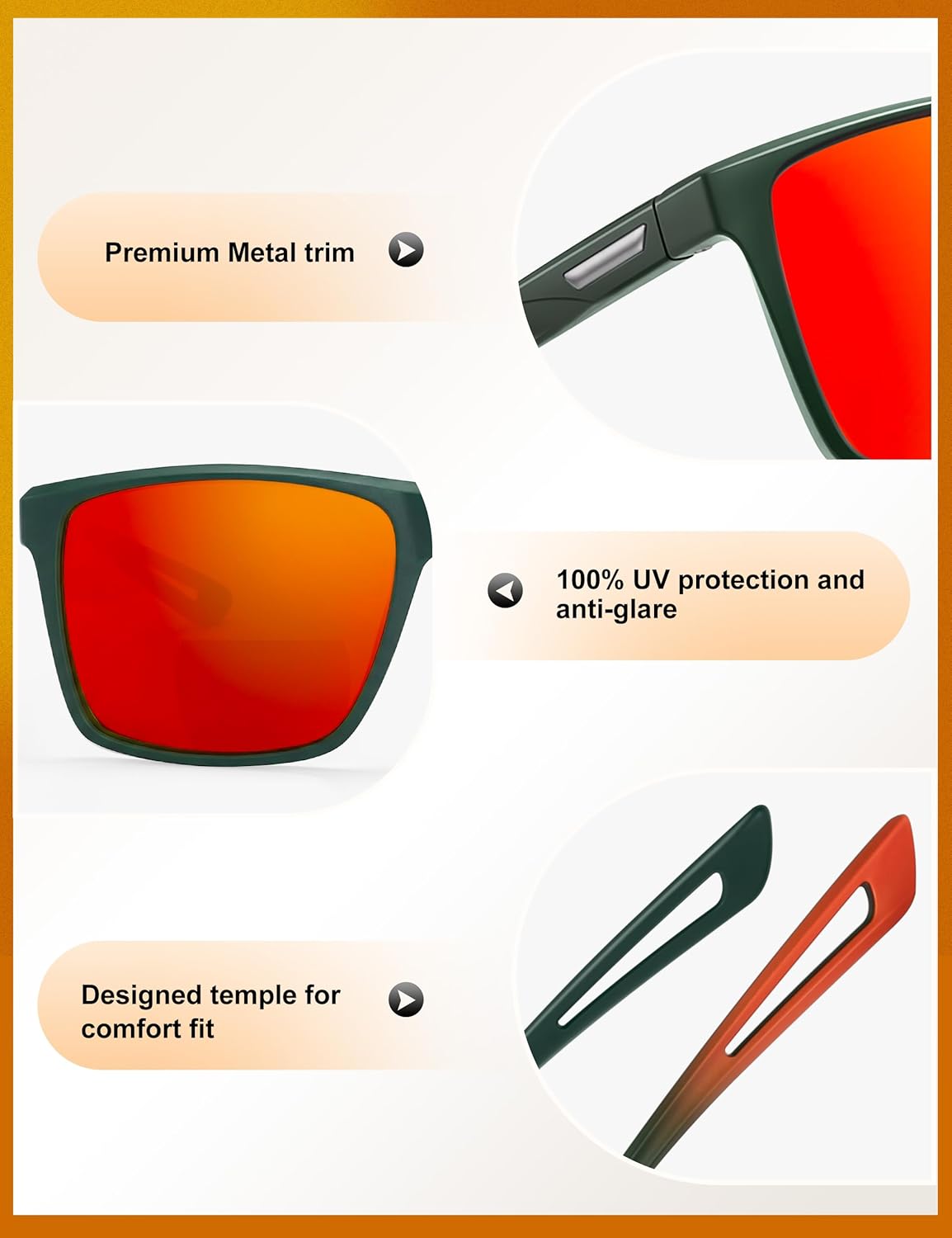 EYEGUARD 2 Pack Bifocal Reading Sunglasses for Men,Sports Sun Readers UV400 Protection Outdoor Driving Reading Glasses