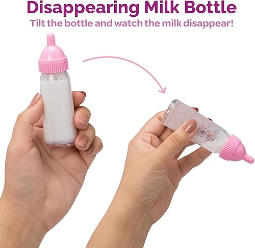 Vista 23 de Adora Ropa de muñeca de bebé de 16 pulgadas, accesorios que incluye camisa con temática de cerdo, pantalones a rayas, gorra a juego para muñecas