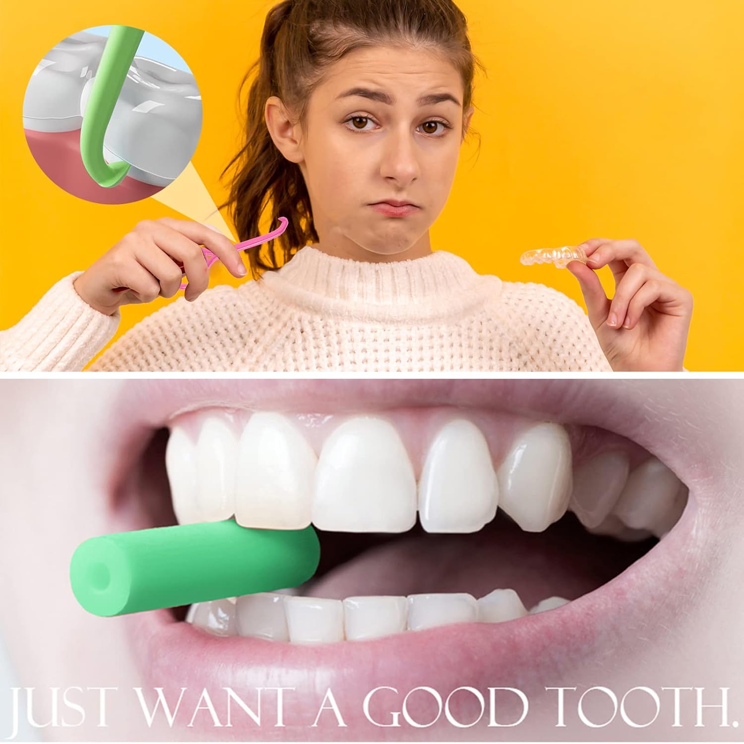 Denture & Teeth Mouth Tray Retainer Box Sets Partial Denture Box with