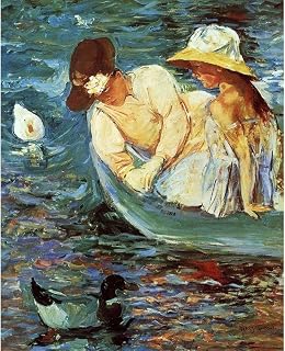 ArtDirect Summertime 1894 Unframed Art Print Giclee Poster by Cassatt, Mary - Ready for Framing with Customization Sizes 8x10, 11x14, 16x20, 24x30, 36x45, and 48x60 Inches
