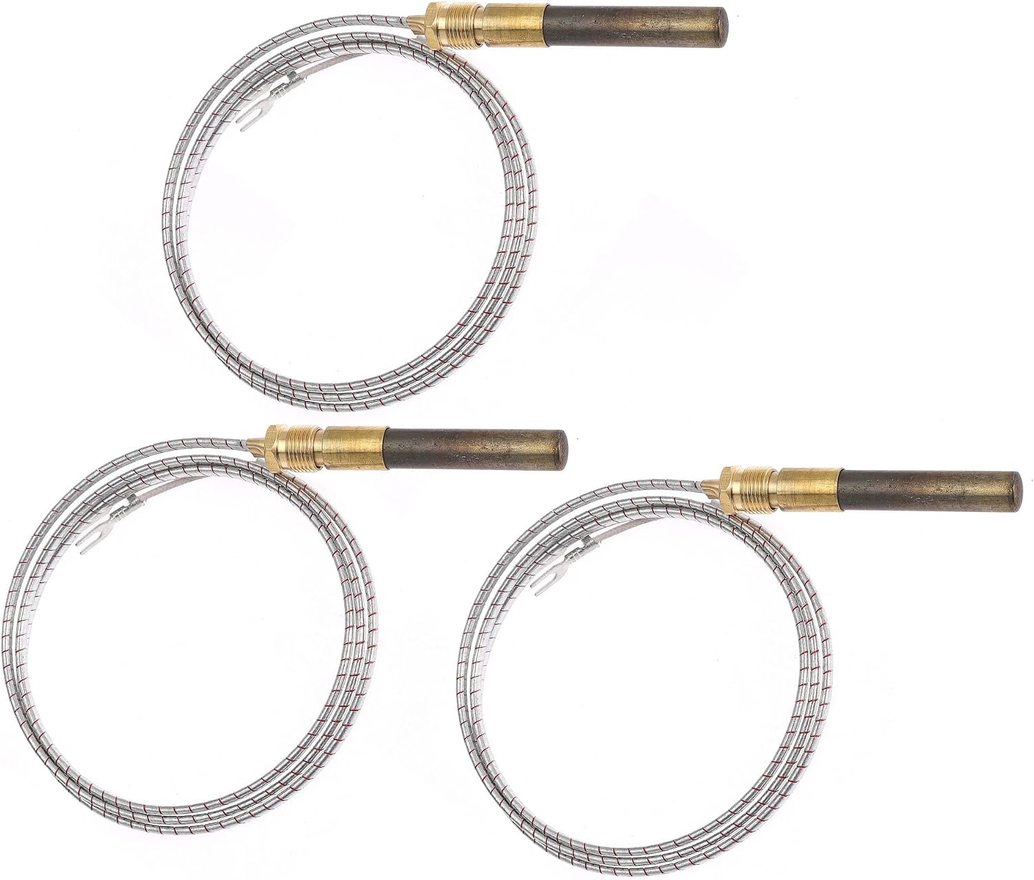 36'' 750mv Thermopile Generators for Fireplace Gas Ovens/Grills/Boilers/Water Heaters Frying Furnace 750℃ Millivolt Thermocouple