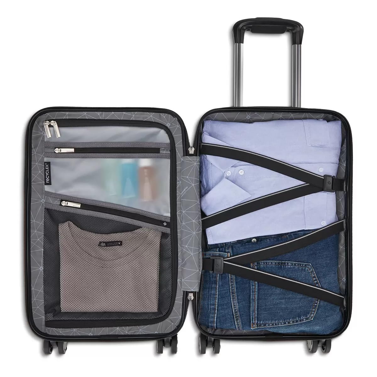 Samsonite Element - Set di valigie rigide, 2 pezzi, colore: Nero