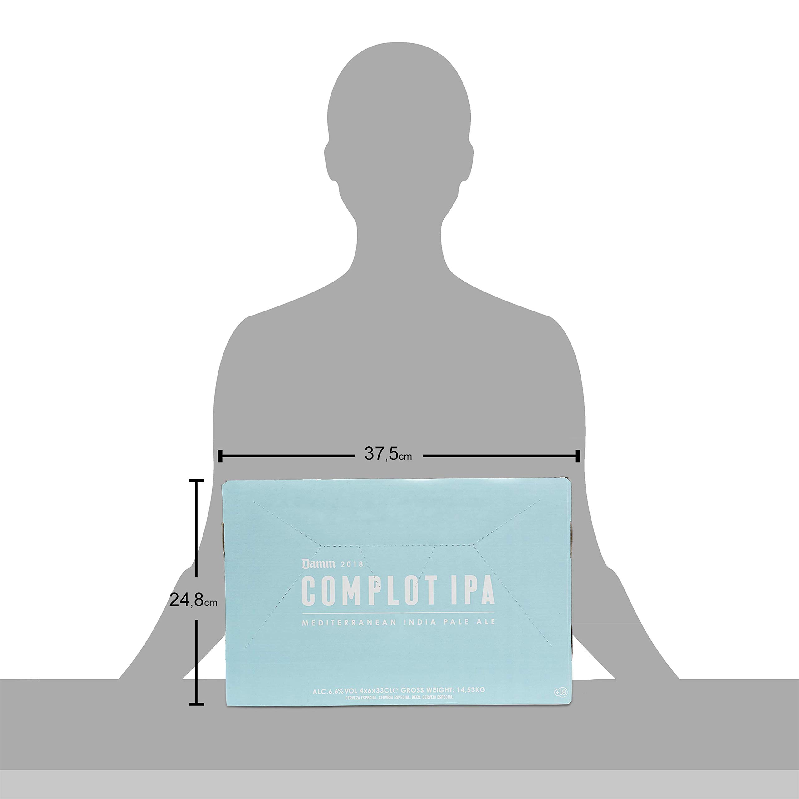 Cerveza complot ipa 33 caja de 24 und .