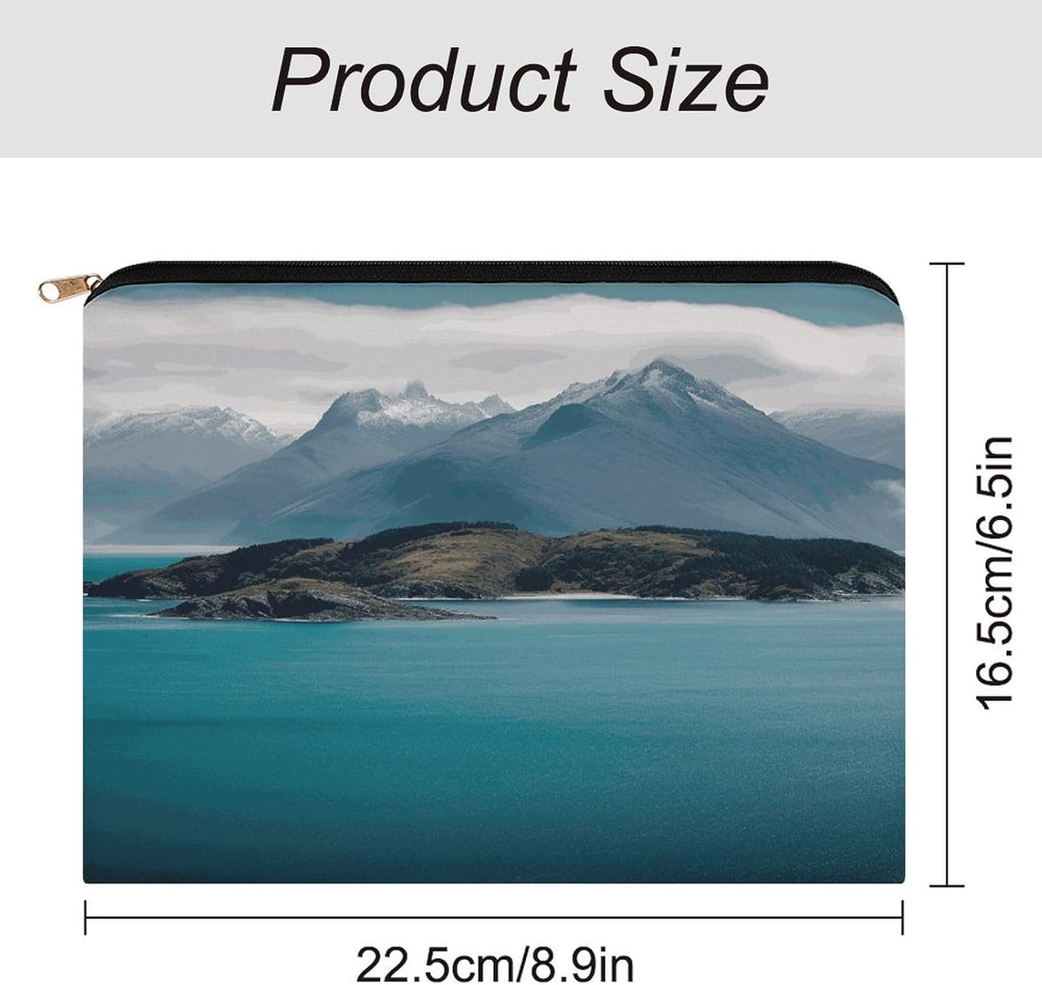 Islands And Mountain Makeup Bag Toiletry Bag Cosmetic Bag image 2