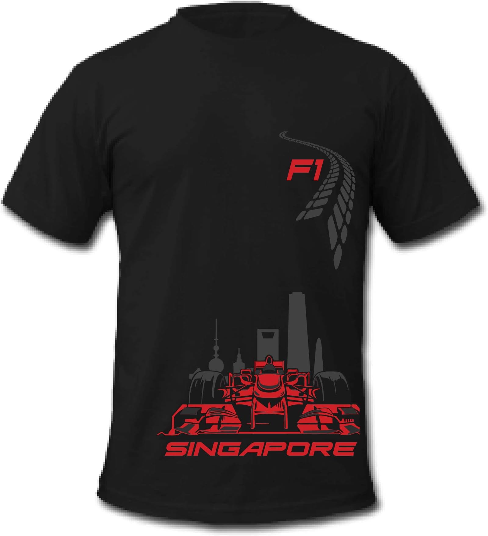 F1 Singapore Grand Prix F1-GP Formula One Racing T-Shirt