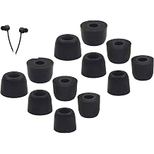 Memory Foam Ear Tip Replacement for Powerbeats Pro/Beats Flex/BeatsX, Foam Ear Tips Earbuds Tip Ear Gel Ear Plug Eartip Compatible with Powerbeats Pro, 8 Pairs, Foam Black