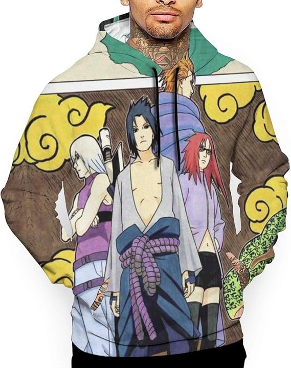Amazon Co Jp Naruto ナルト 4 メンズ パーカー 秋服 面白 プリント おしゃれ スウェット プルオーバー おおきいサイズ カップル着用 冬服 ファッション