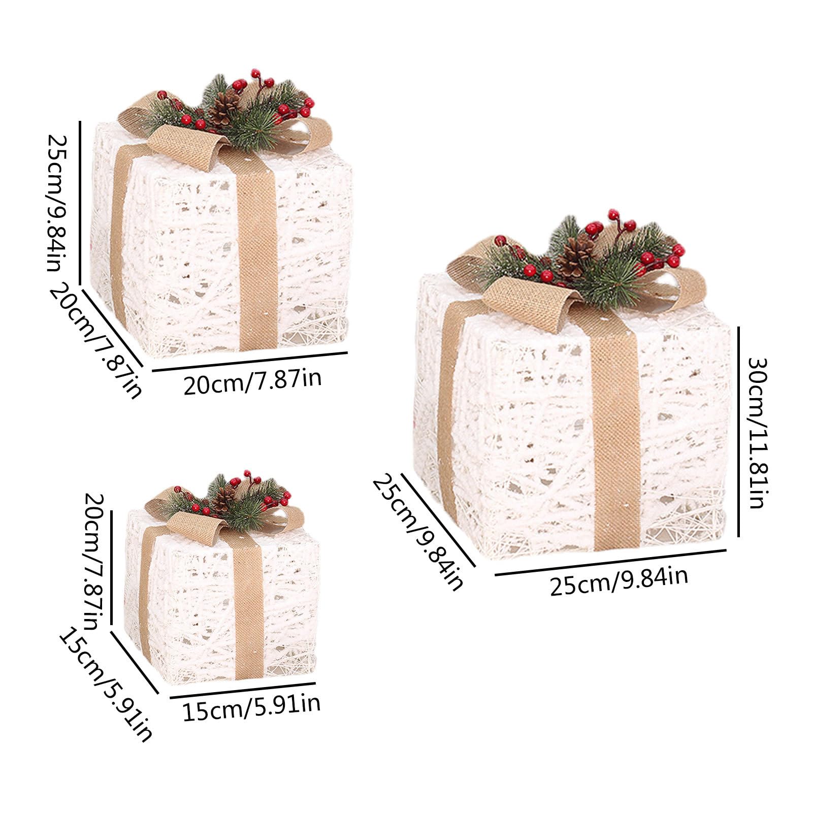 Scatole di Dolci Natalizi,Scatole per dolciumi per Regalo di