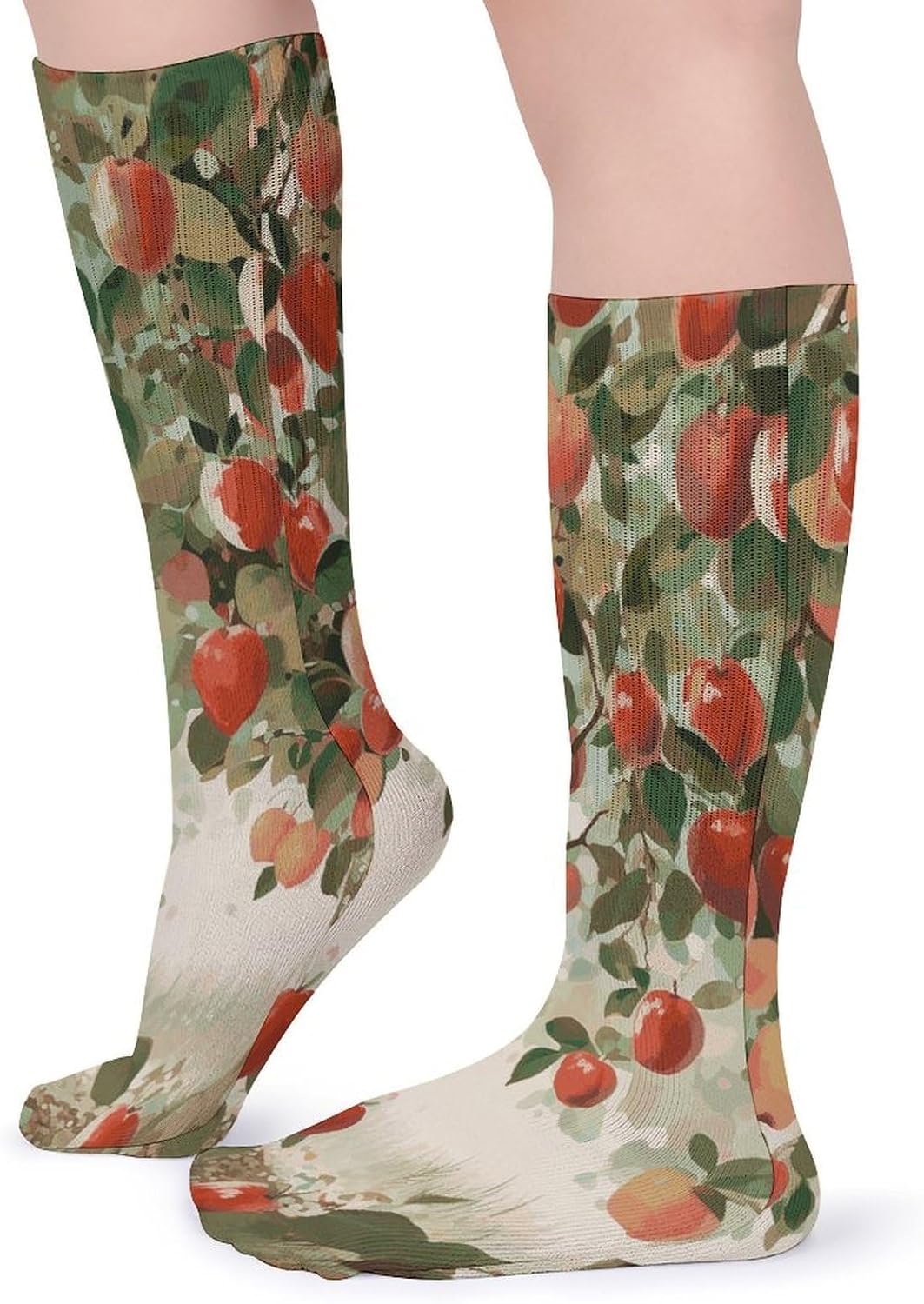 Fruit Under The Tree Stocking - Cute Casual Long Athletic,Crew Sock for Men Women,Running Socks Soft Breathable for Gift