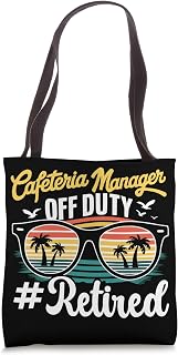 Cafeteria Manager Food Service Lunch Lady Cafeteria Worker Tote Bag