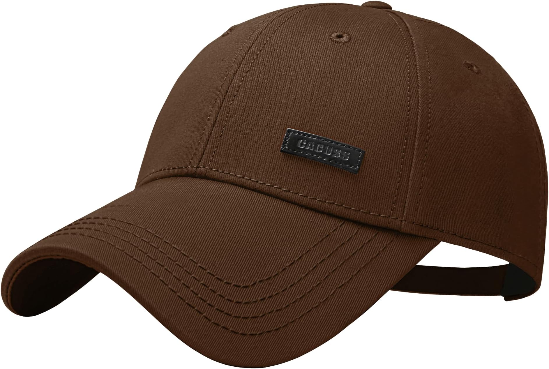 CACUSS Men's Cotton Army Cap Cadet Hat Military Flat Top Adjustable Baseball Cap