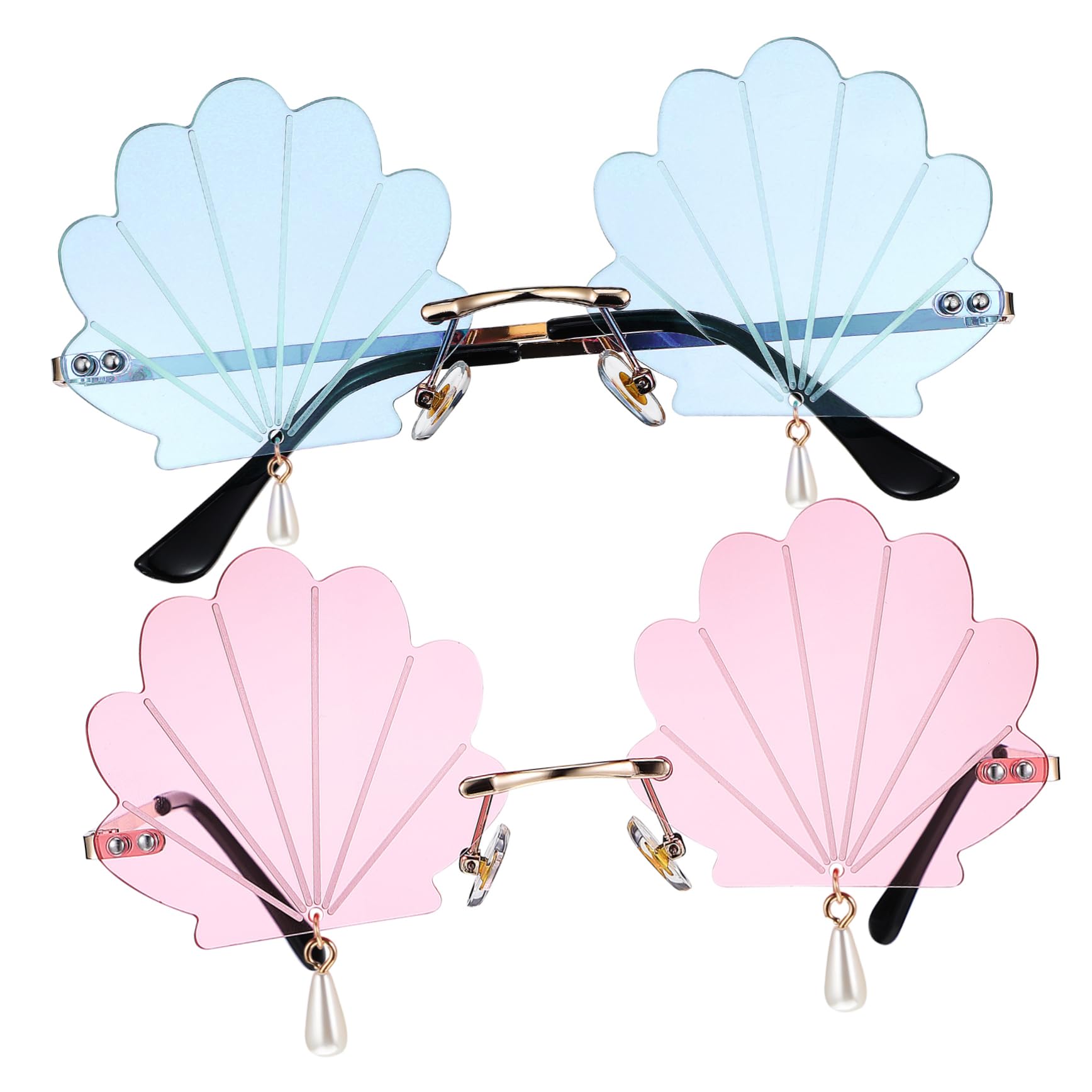 BESPORTBLE Powłoki Wisiorek Okulary Funky Okulary Przeciwsłoneczne Rave Okulary Przeciwsłoneczne Party Okulary Dla Dorosłych Disco Okulary Przeciwsłoneczne Okulary Bez Oprawek Fantazyjne