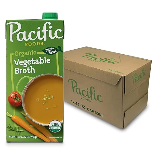 Miniatura 22 de Pacific Foods Caldo de setas orgánico, caja de cartón de 32 onzas (paquete de 2)