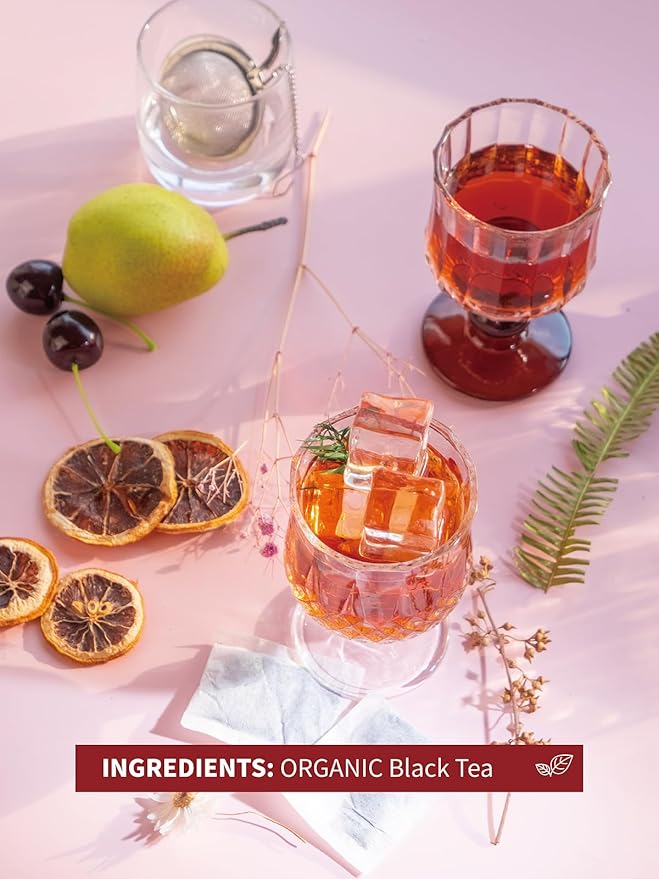 Enjoy a hassle-free brewing experience with HYNTMYT organic black tea. Simply steep one tea bag in boiled water for 3–5 minutes, remove the bag, and savor the aromatic and flavorful blend. Packaged in a resealable foil bag to maintain freshness, this tea is not only delicious but also makes for a thoughtful gift for any tea lover. With a commitment to connecting consumers directly with tea gardens and manufacturing facilities, HYNTMYT provides cost-effective and environmentally friendly tea options for all. Description by ChatGPT.