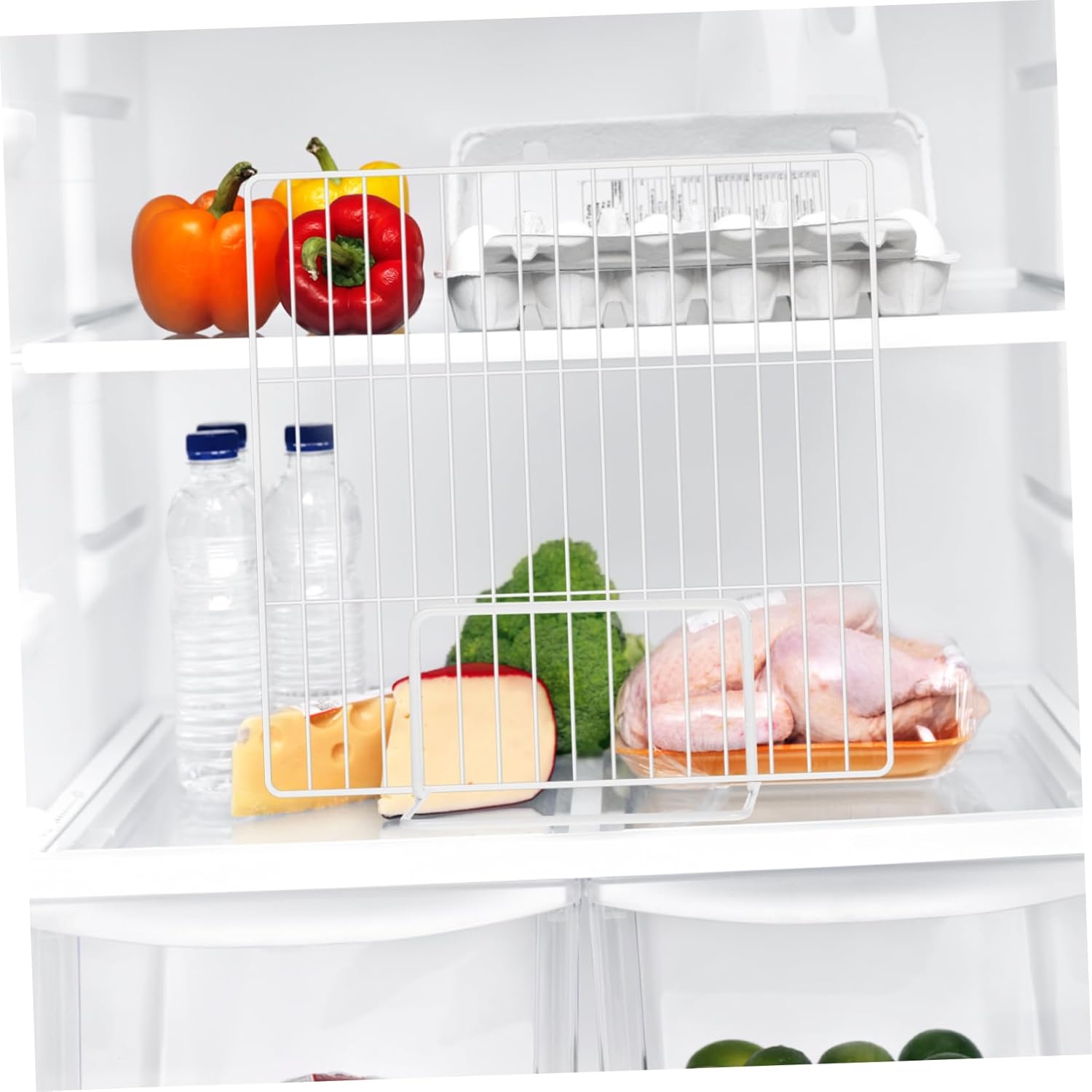 Zerodeko Adjustable Freezer Compartment Organizer Fridge Shelf Dividers Fridge Partition Board for Storage