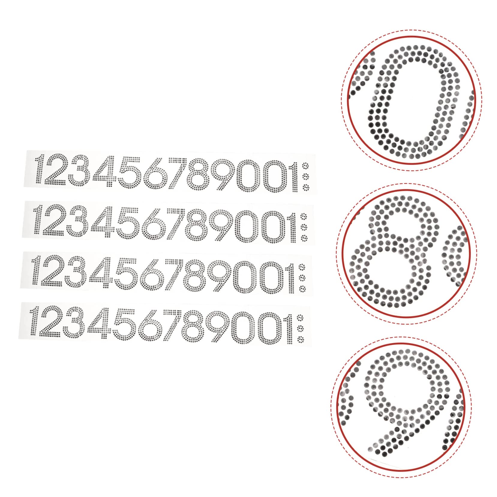 120pezzi Toppe Termoadesive Adesivi Creativi Per Decorazioni Abbigliamento Borse