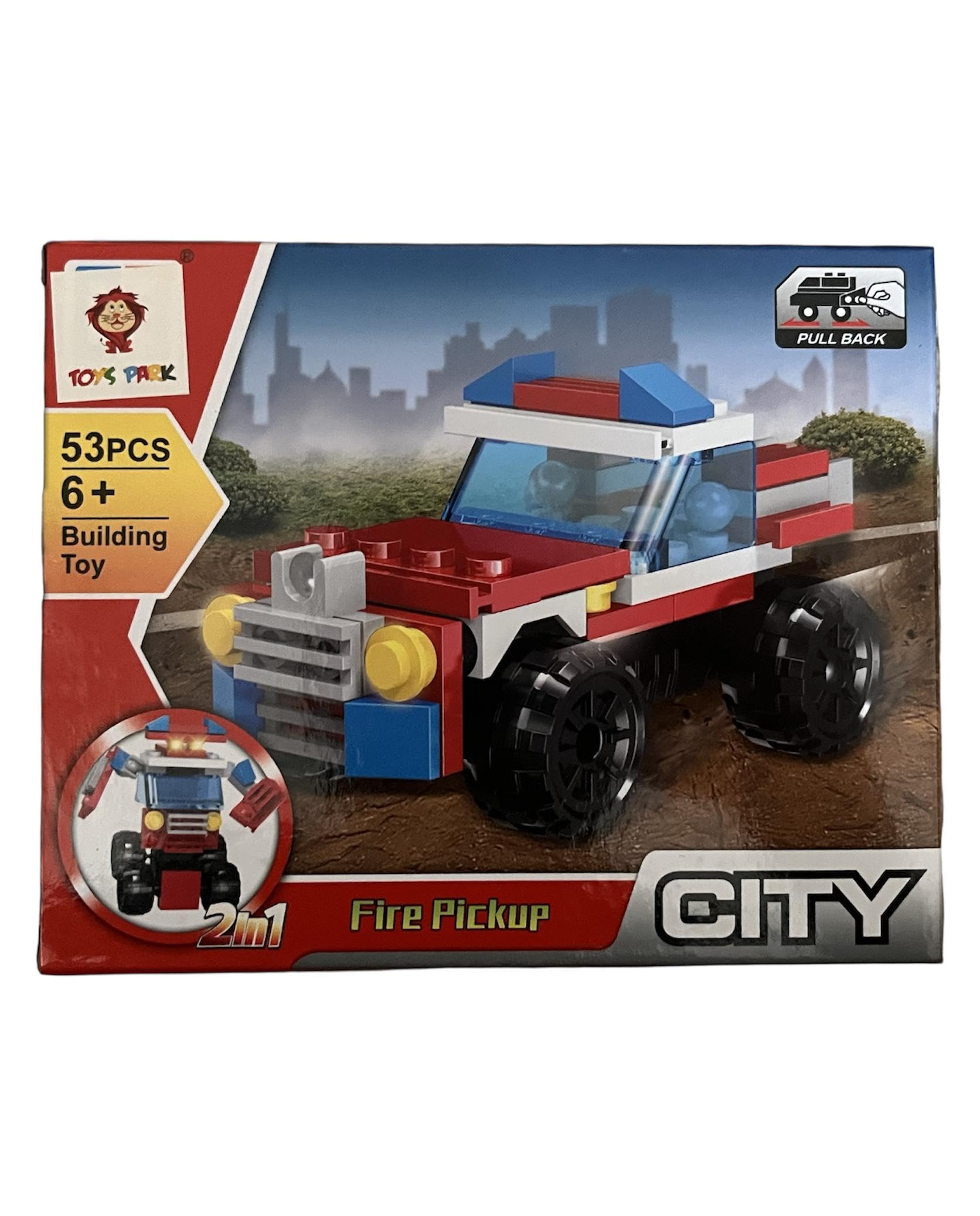 City Oyuncak Legolu Set 53 Parça Robotlu