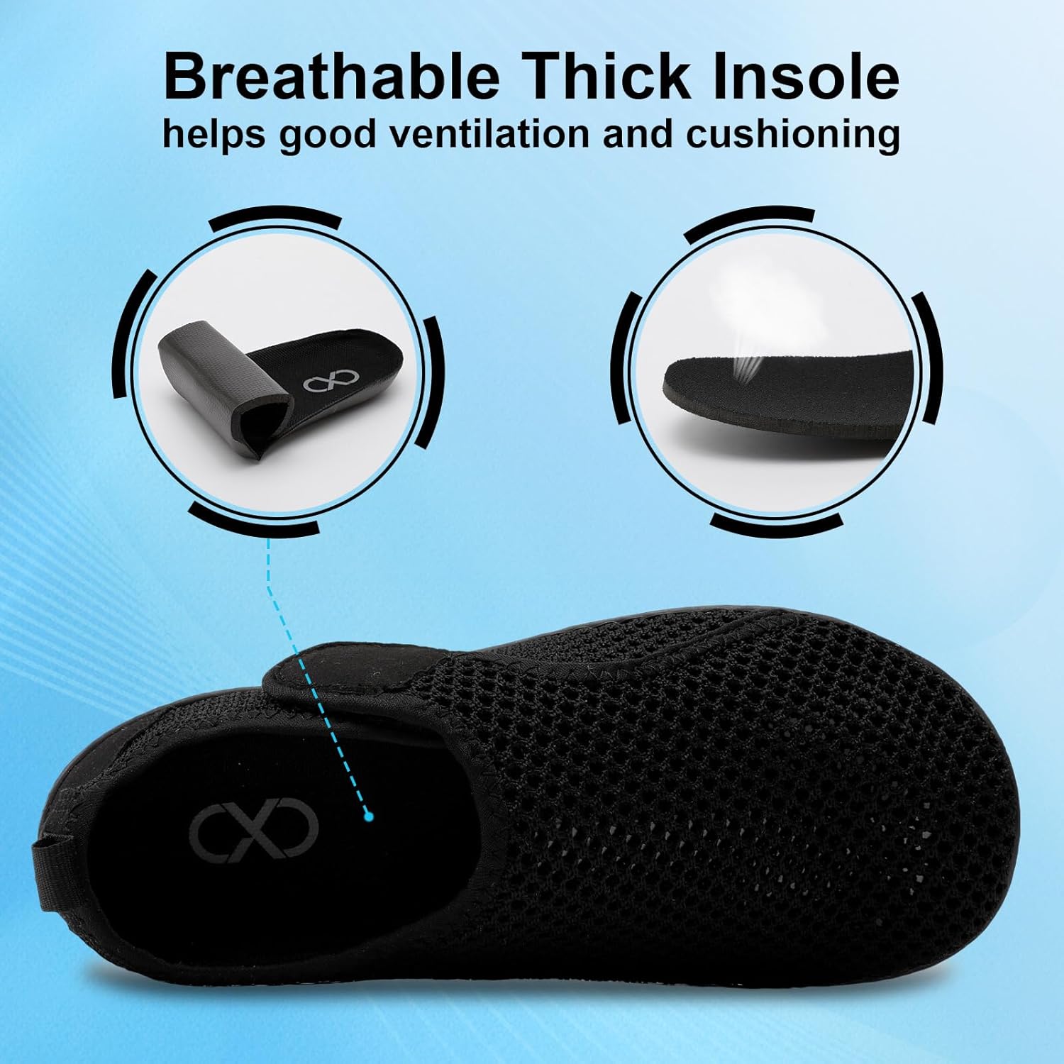 XIHALOOK Water Shoes for Women Men Quick Dry Lightweight Aqua Barefoot for Beach Swim Pool Surf Yoga Sports - Image 5