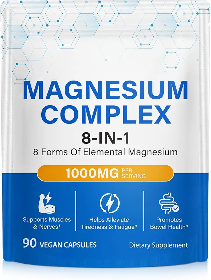 Magnesium Complex, 1000mg, Easy To Use (90 Capsules)