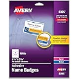 Avery Flexible Printable Name Tags, 2-1/3
