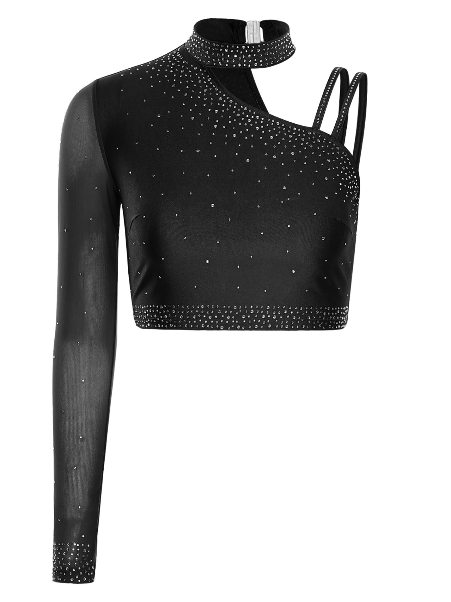 Ensemble Lyrische Tänze Damen Kostüm Zeitgenössischer Tanz Modernes Bühnenstück Outfit Hosen Oberteil