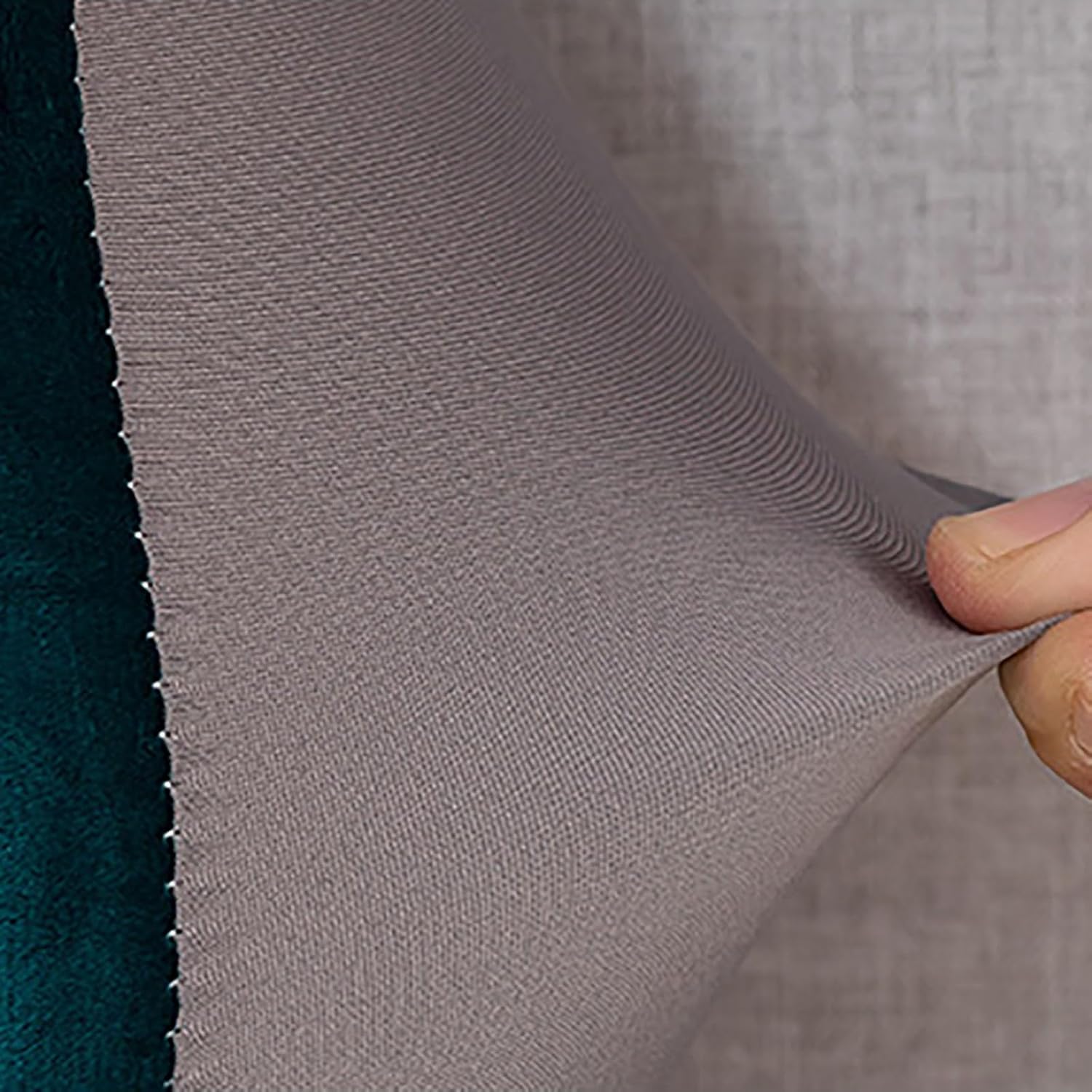 Velvet Bed Headboard Covers,Plush Upholstered Stretch Bed Head Cover,All-Inclusive Bedside Protection Dustproof Bed Head Cover,for Queen King Full King(Medium Gray,74.8in)