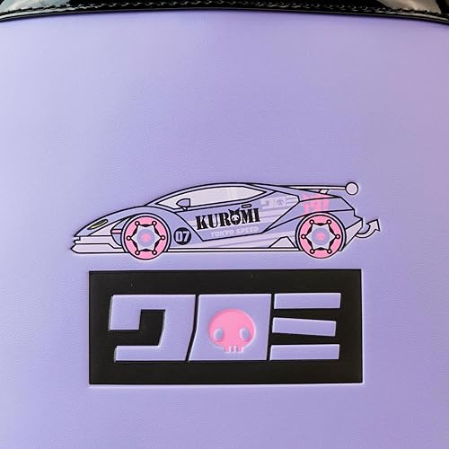 Miniatura 4 de Loungefly Sanrio Hello Kitty Kuromi Tokyo Speed Racer Mini Mochila, Multi, Tokio Speed Racer Sanrio