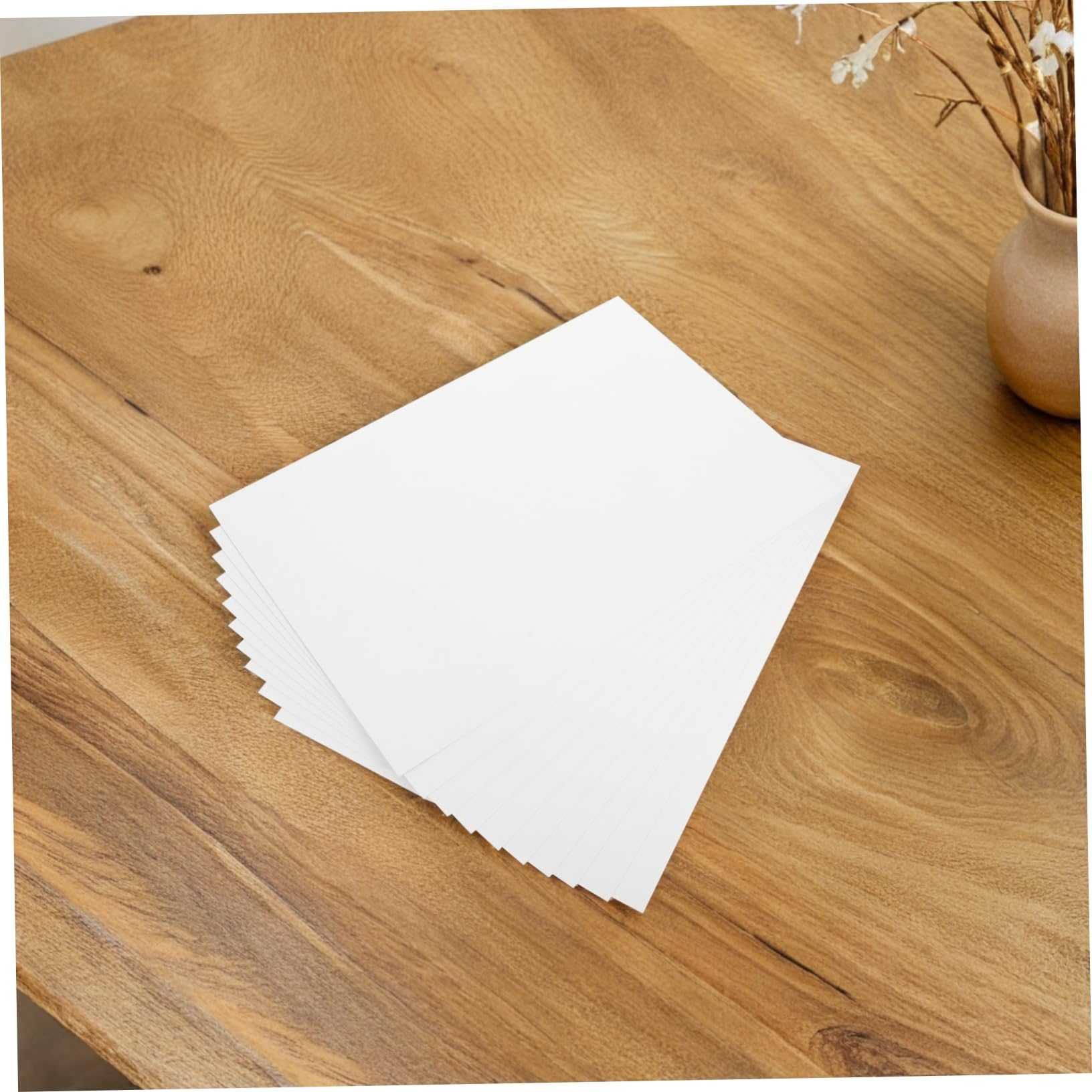 Papier Aquarelle Texturé 8k 600g, 10 Feuilles Blanches