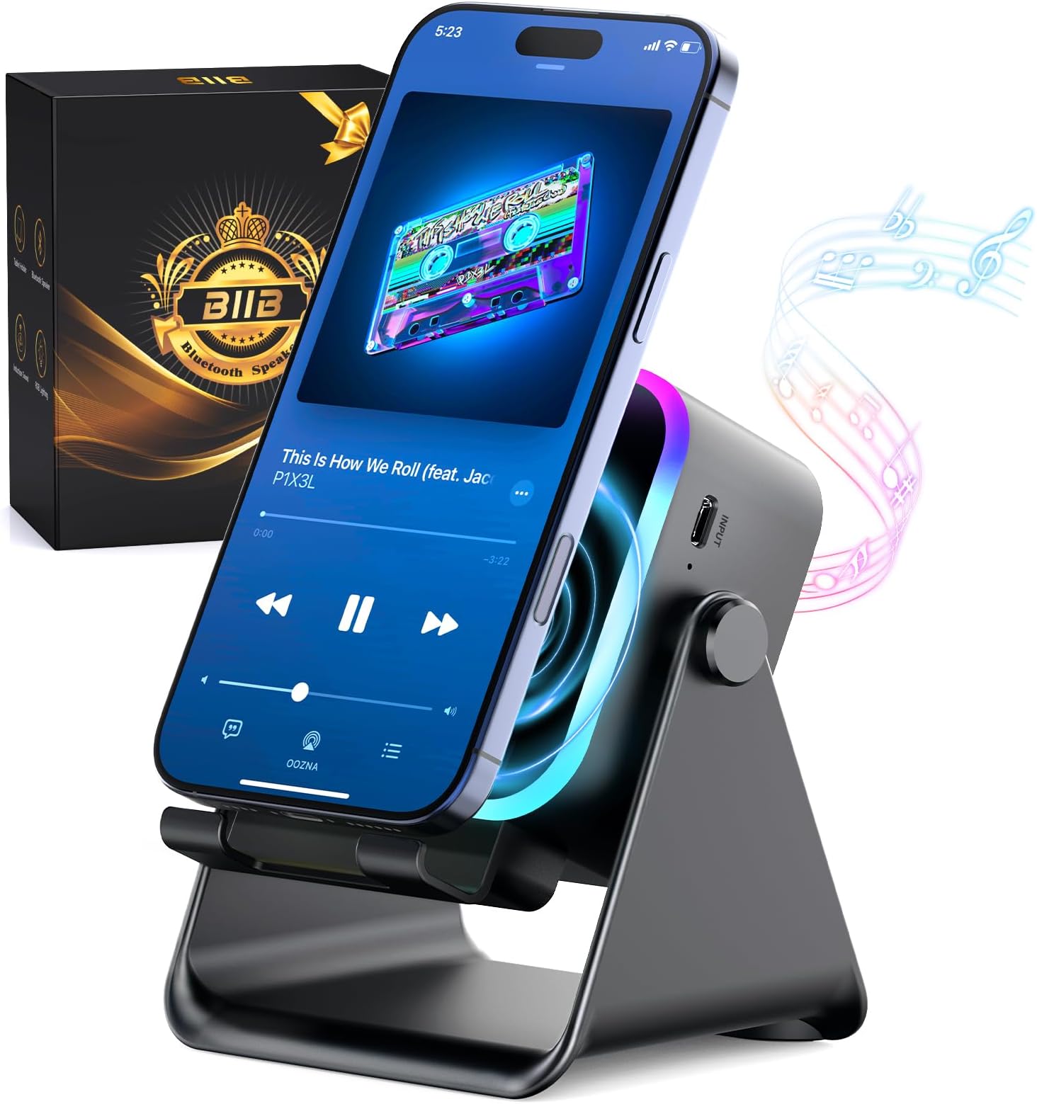 BIIB Father s Day Gifts from Daughter Son, Induction Speaker for Mobile Phone, Fathers Day Presents, Dad Birthday Present, Gadgets for Men Gifts Who Have Everything