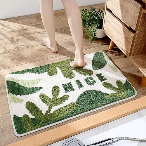 Miniatura 11 de Alfombras de baño de lujo, de 0.78 pulgadas de grosor, extra suaves, absorbentes, no se desprende, se lavan a máquina, alfombra de felpa lanuda Buen