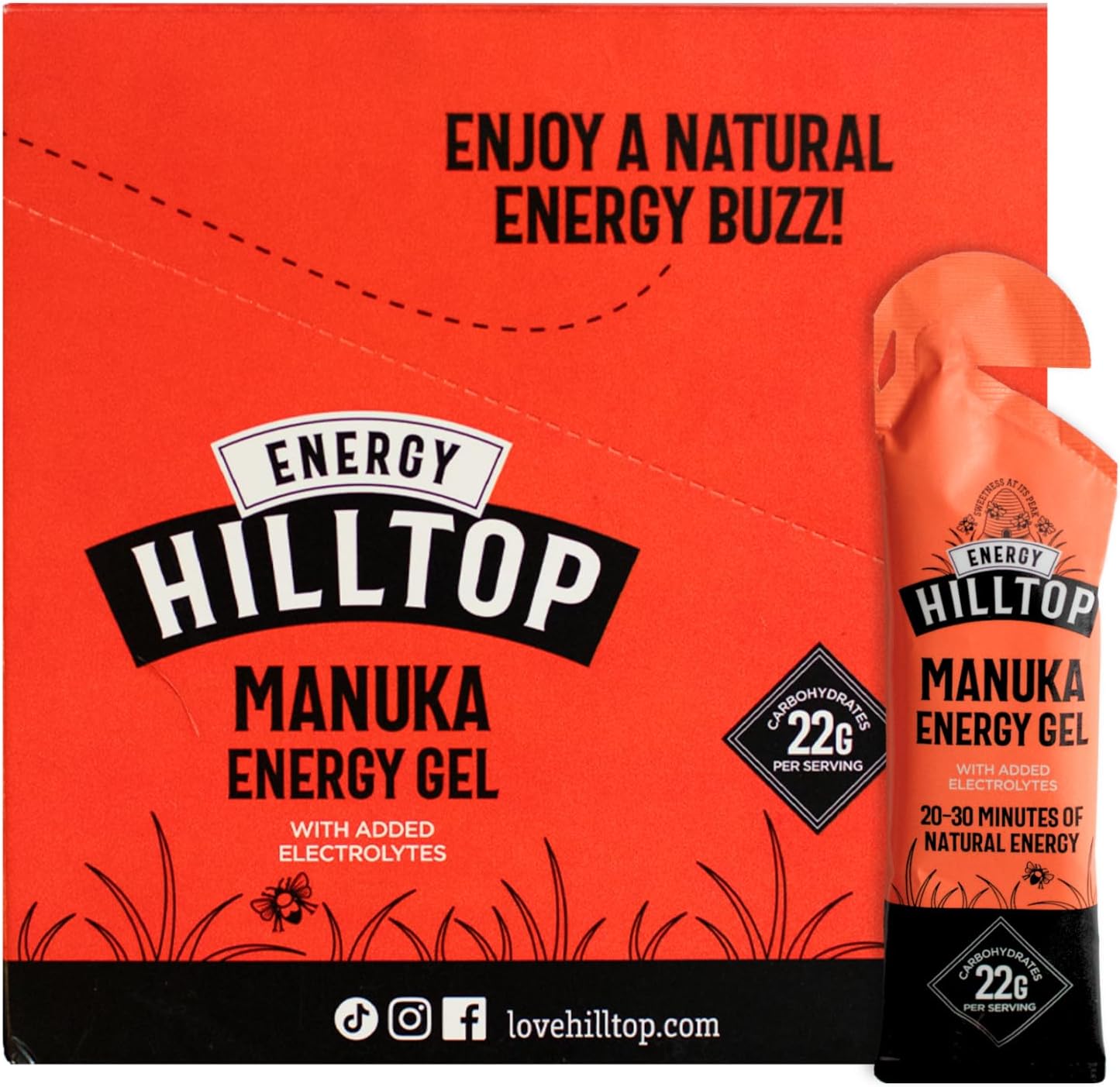 Energy - Natural Manuka Energy Gel - Manuka - 12x30g