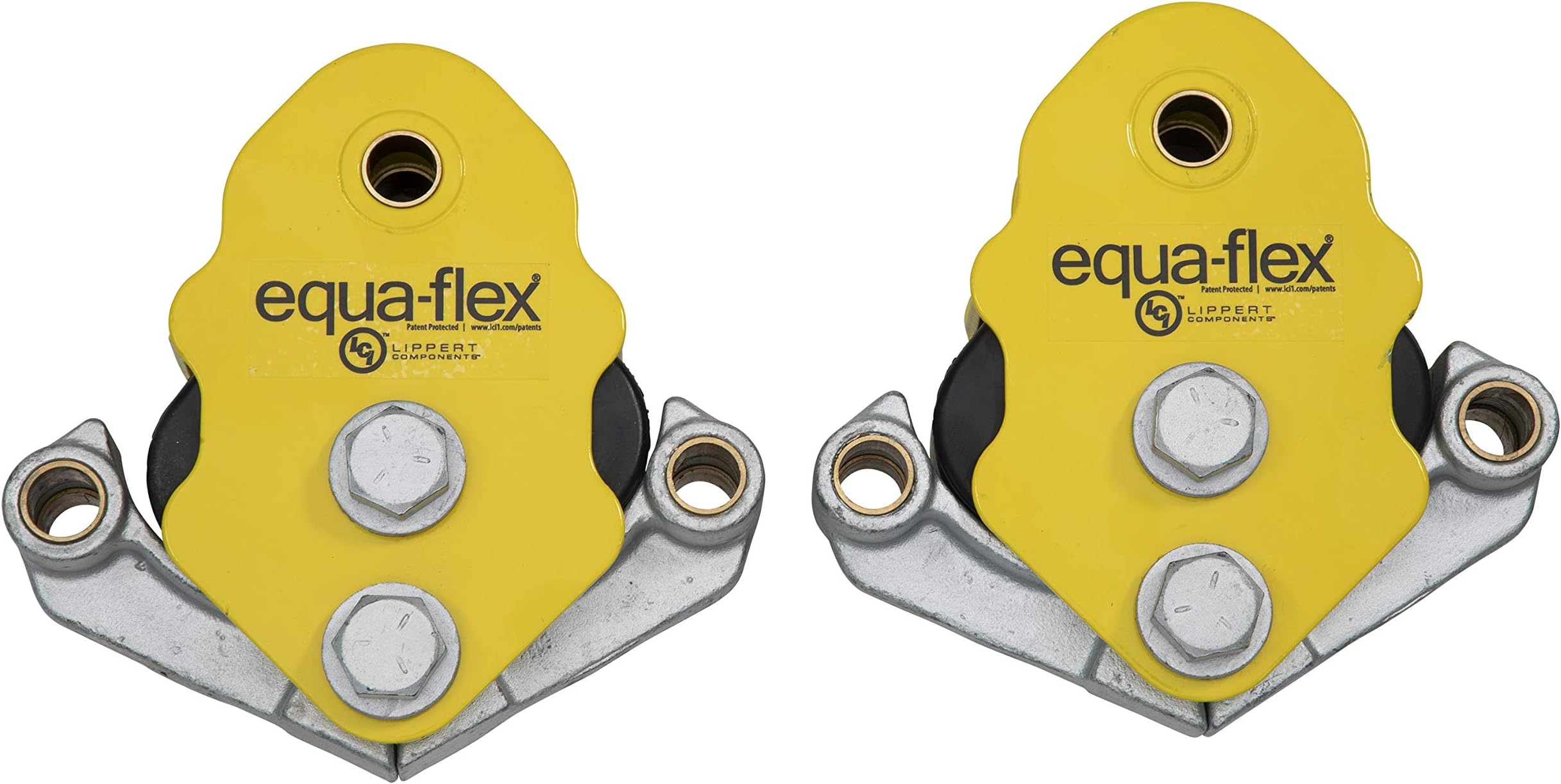 Lippert Equa-Flex Rubberized Equalizer Tandem Axle Kit for Double-Eye Leaf Springs and 4,000 to 6,000-lb. Weight Capacity - 279687