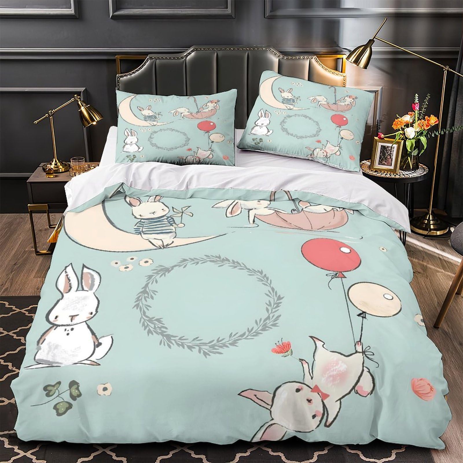 Parure de lit chaton mignon housse de couette 260x220cm