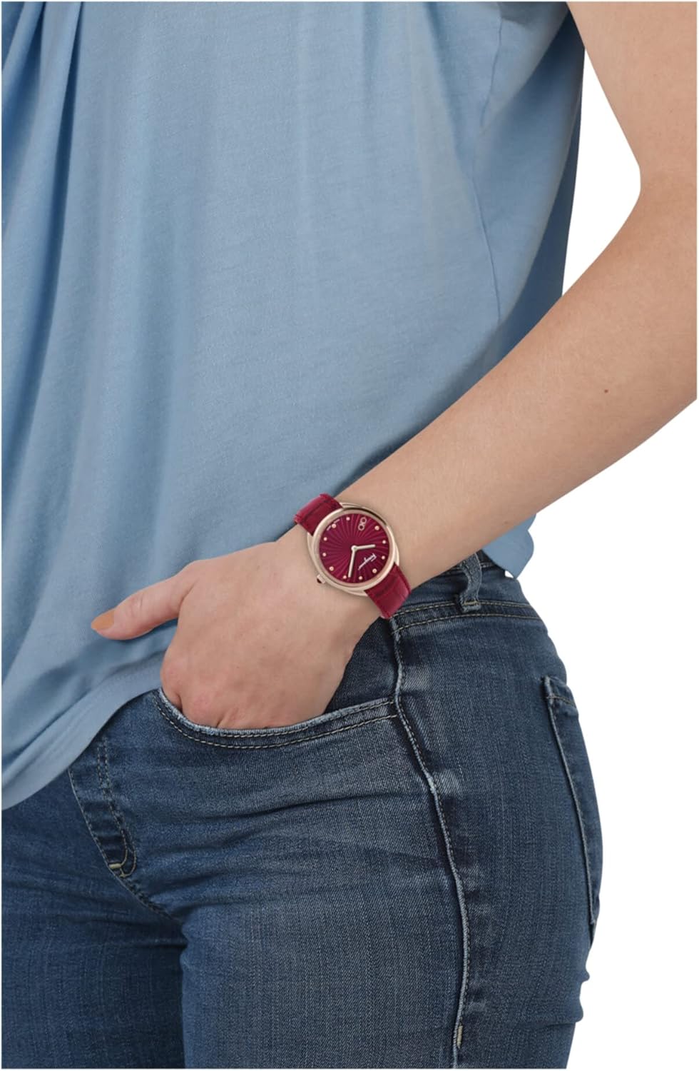 Miniatura 4 de Ferragamo Reloj suizo para mujer Colección Cuir, Oro Rosa, Cuir