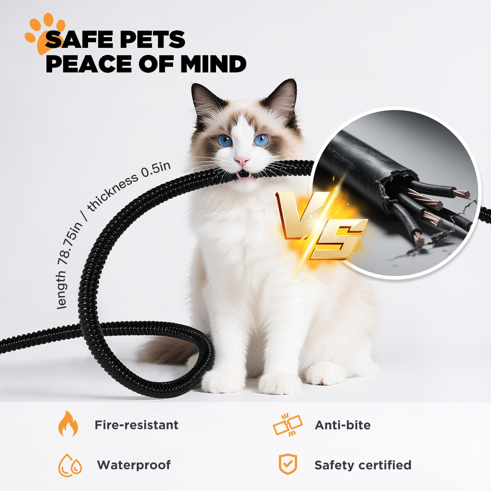 IPOW Cuenco de agua con calefacción para mascotas, rectangular extra grande de 5.5 litros, duradero, para exteriores, con cable antimasticación, mantiene el agua caliente a 25.0-35.0 °C para gatos y
