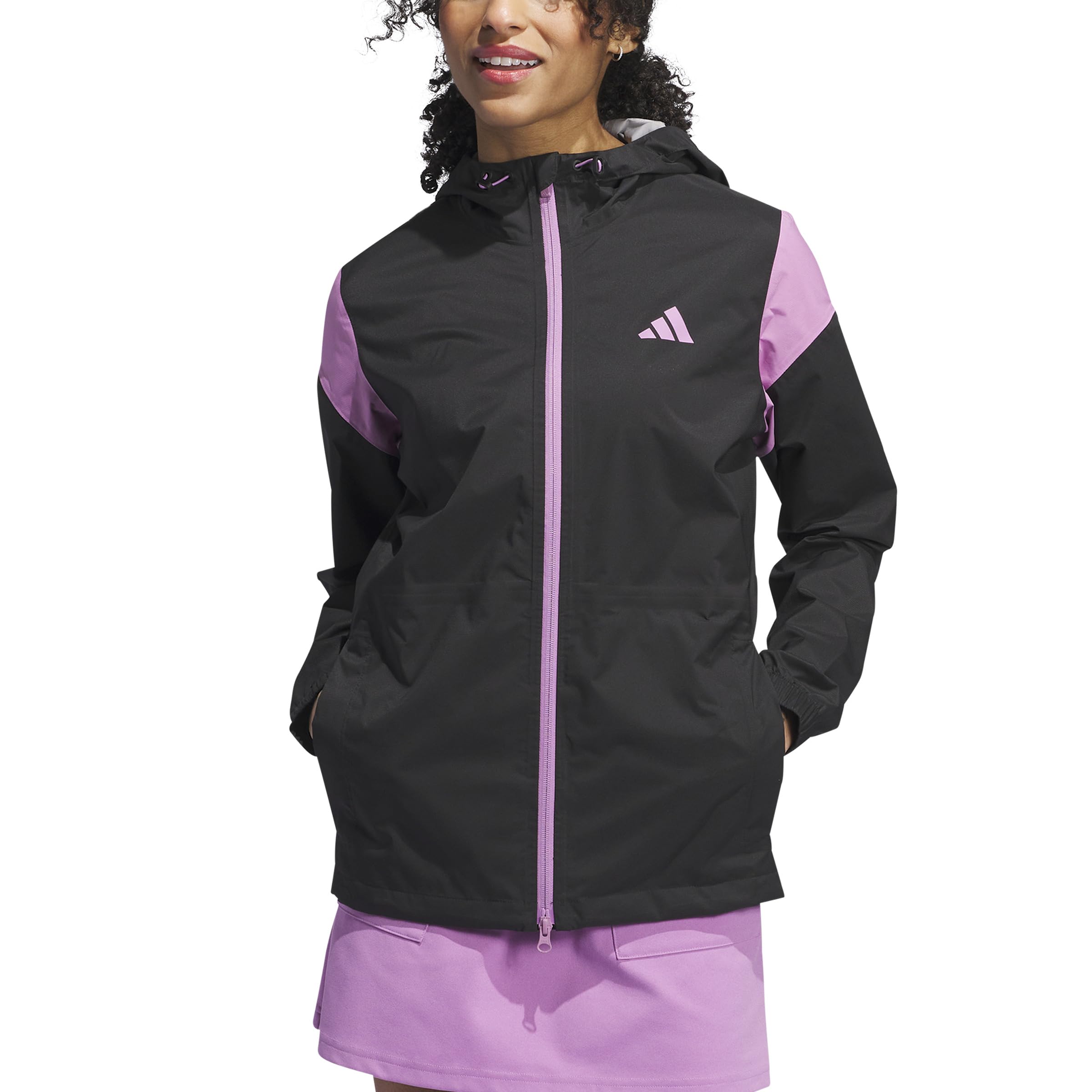 Adidas Women's Black Ultimate365 Rain.rdy Jacket, L