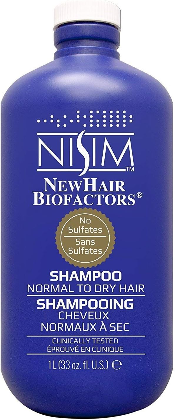 Nisim NewHair Biofactors Hair Loss Shampoo Normal to Dry 1L