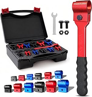 Door Hinge Adjustment Tool Set - 12 In 1 Precise Hinge Gap Adjustment Wrench for Residential and Commercial Doors Reinforced Steel Design Door Hinge Tool for Door Alignment Repair and Installation