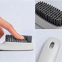 Vista 6 de 2 juegos de cepillo de lavandería cepillo para zapatos, cepillo de cerdas suaves, cepillo de limpieza para el hogar, cepillo de limpieza de nailon