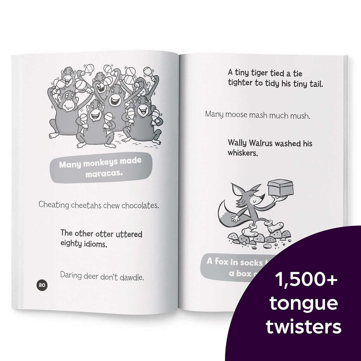 Tongue Twisters!: More Than 1,500 Funny Tongue Twisters for Kids, A Kids Joke Book Full of Silly Phrases and Laugh-Out-Loud Language Fun (Highlights Laugh Attack! Joke Books) image 3