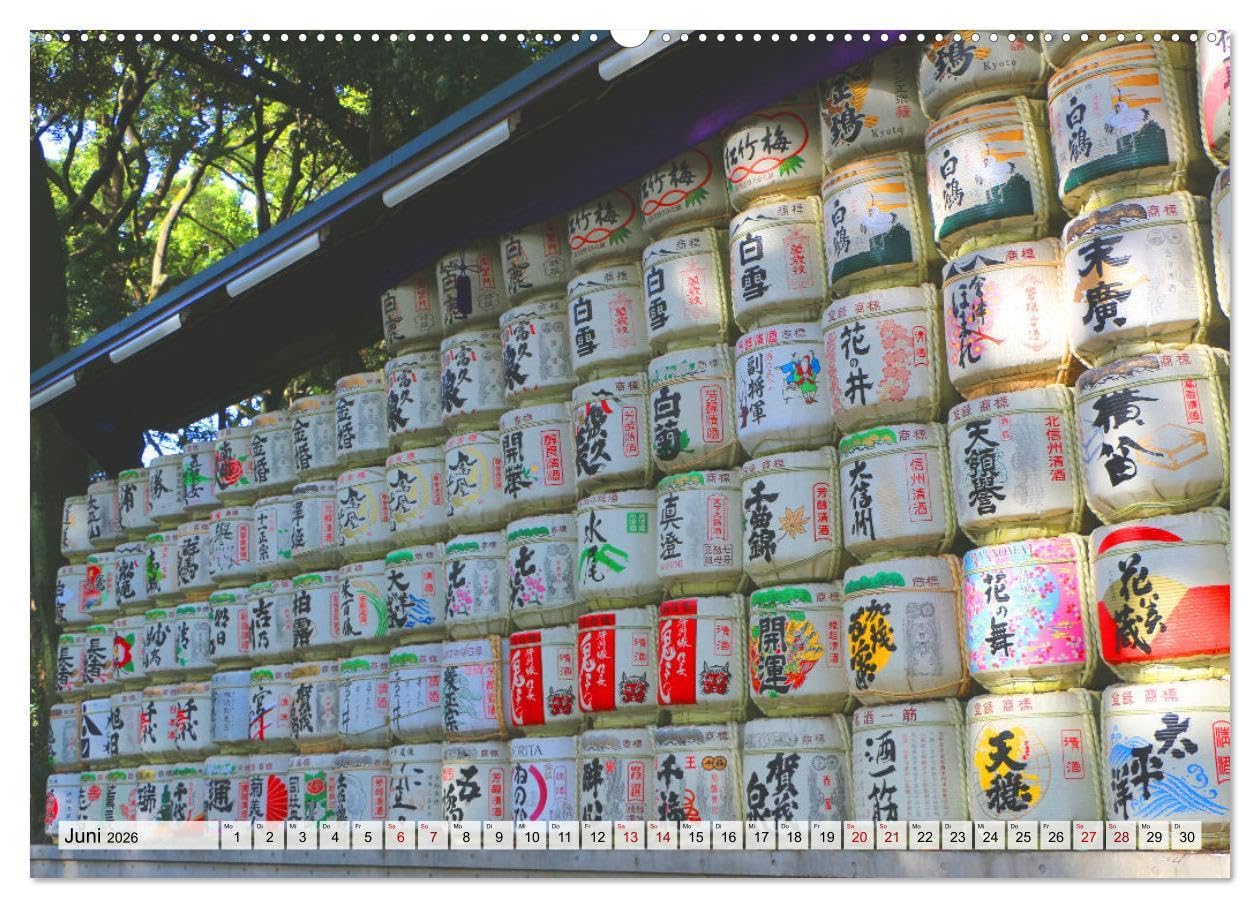 Japan das Land der aufgehenden Sonne (hochwertiger Premium Wandkalender 2026 DIN A2 quer), Kunstdruck in Hochglanz: Japan - zwischen Tradition und Moderne. (CALVENDO Orte)