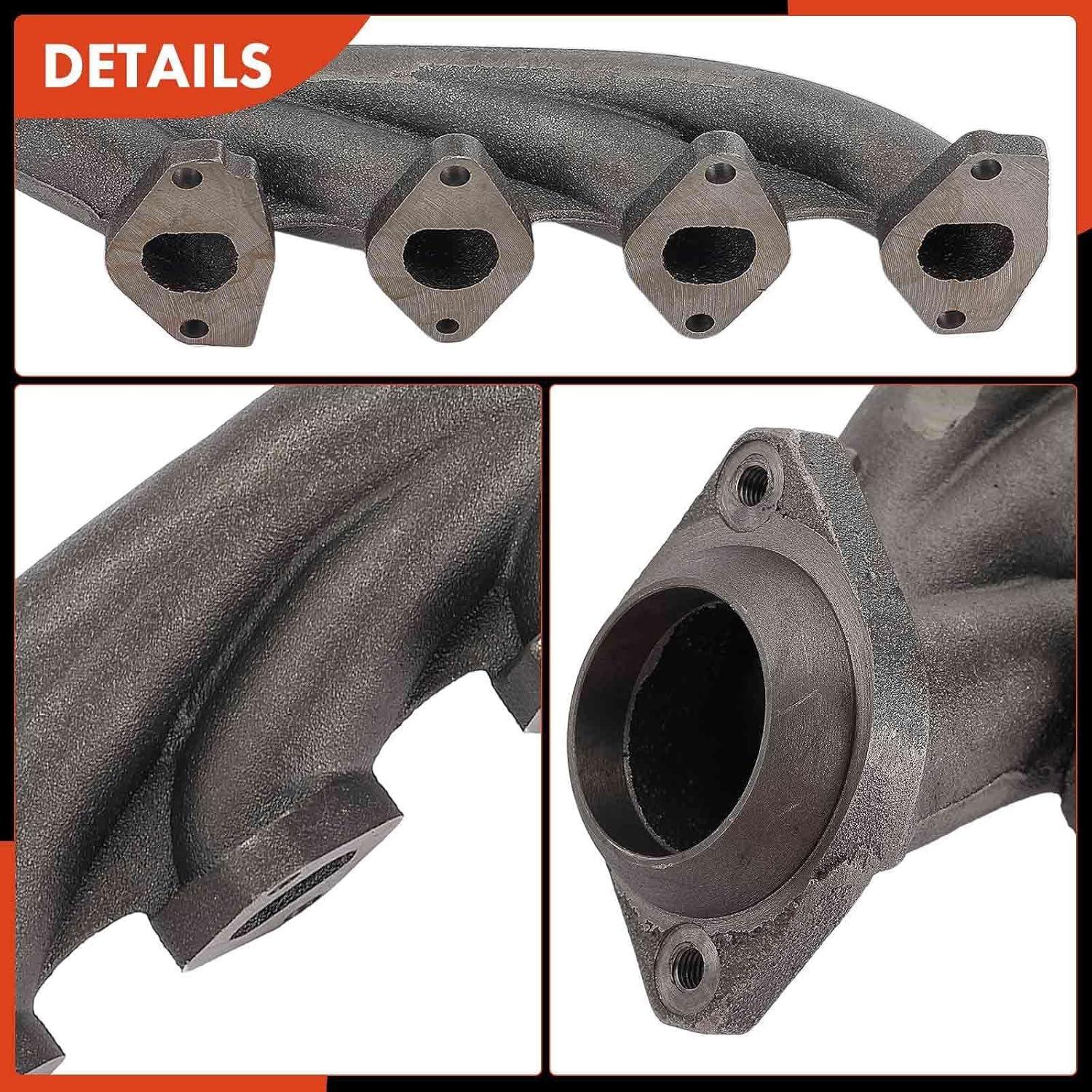 A-Premium 2PCS Left & Right Exhaust Manifold Kits W/Gaskets & Nuts & Studs [8Cyl 5.4L] Compatible with Ford F-250 Super Duty/F-350 Super Duty 2005 2006 2007 2008 2009, Replace# 5C3Z9431BA, 3L3Z9430DA