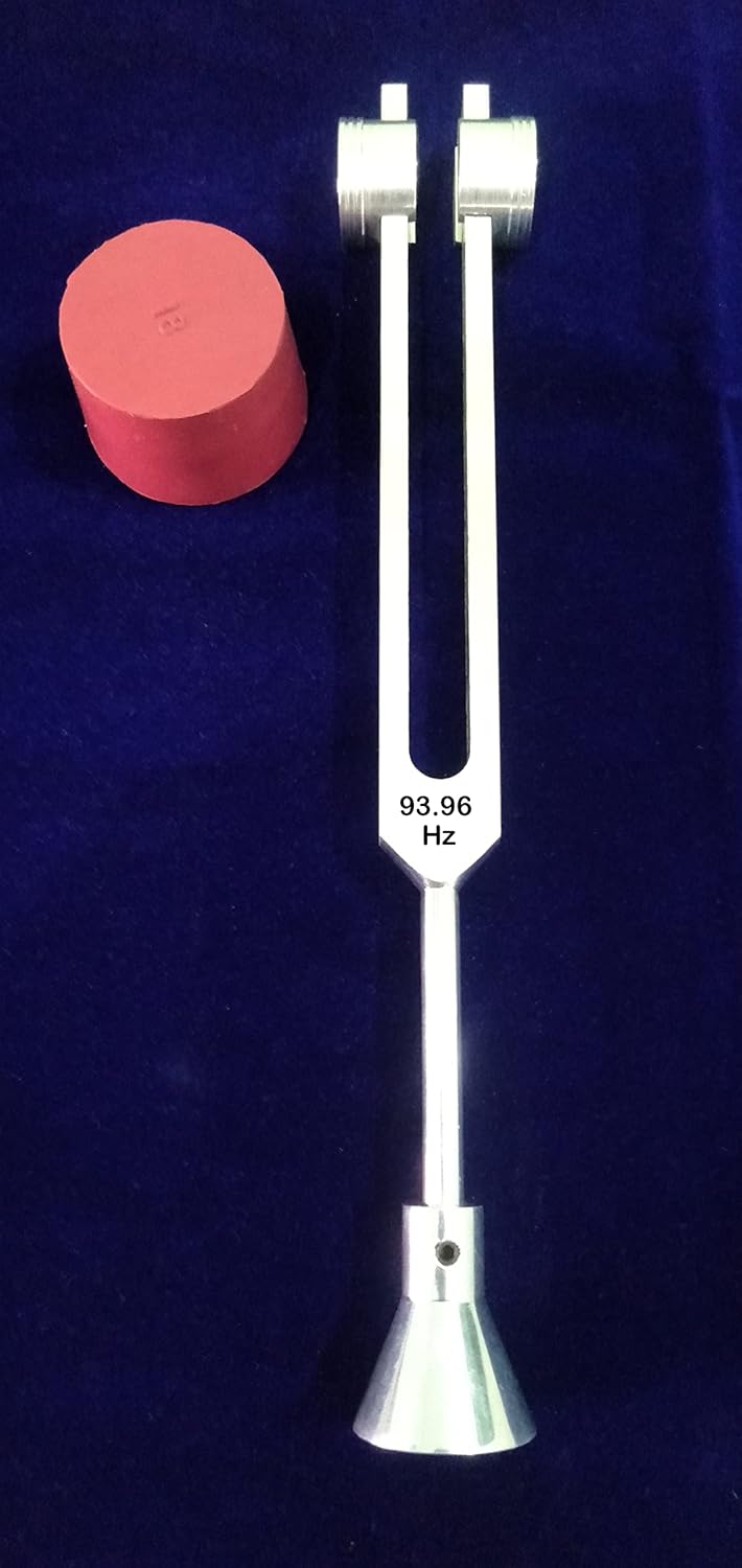 93.96 Hz Weighted Body MassageTuning Fork with Circuit Boot