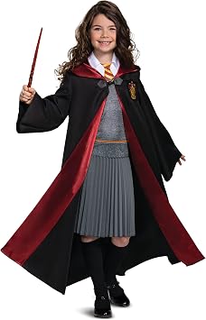 Disguise Hermione Granger Girls Costume, Deluxe Official Harry Potter Wizarding World Costume, Kids Size (3T-4T)