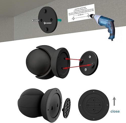 Miniatura 7 de HONWELL Luz con sensor de movimiento funciona con pilas, foco inalámbrico para exteriores, detector de movimiento impermeable, luz de inundación de