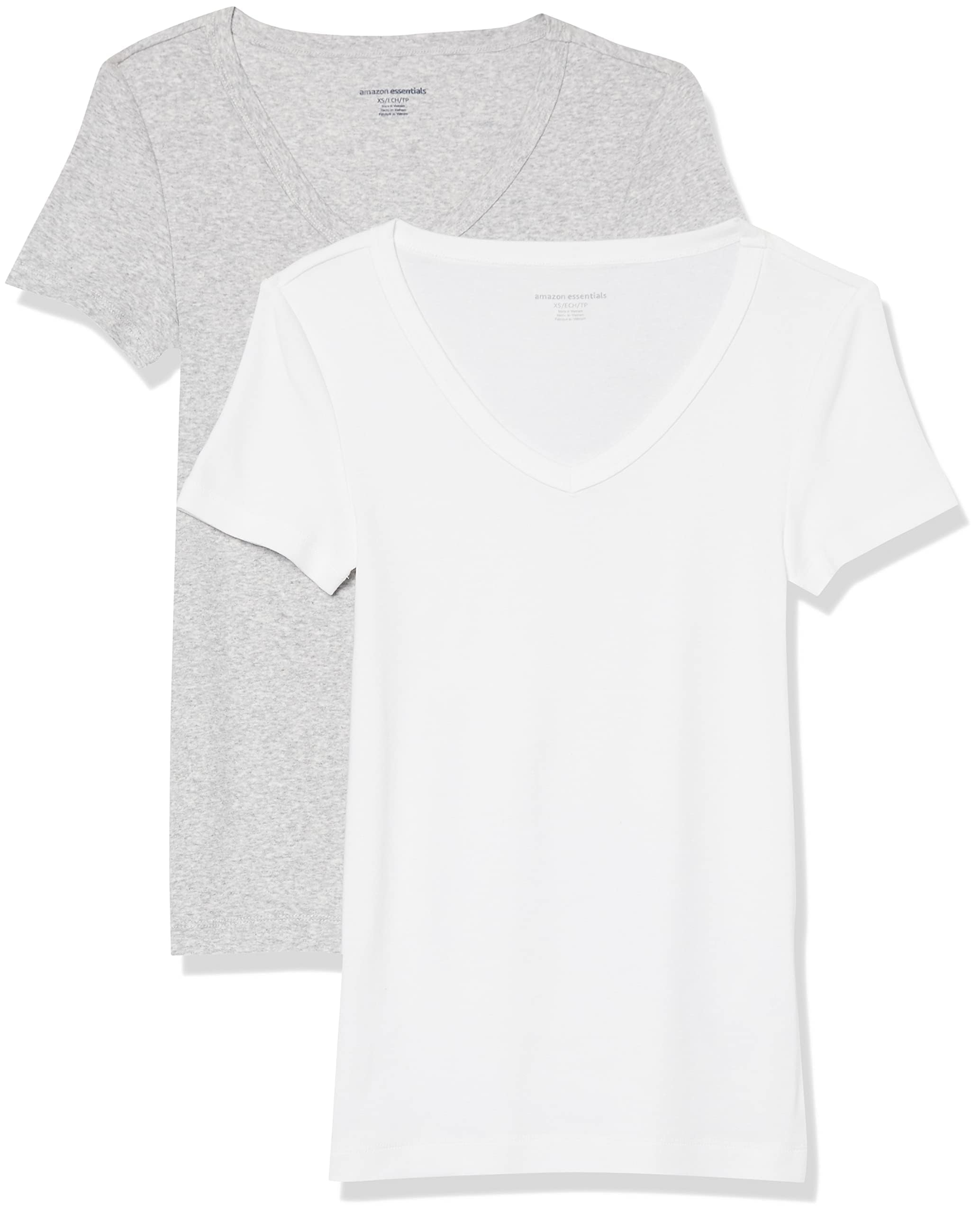 Amazon Essentials Women's Slim-Fit V-Neck Tee