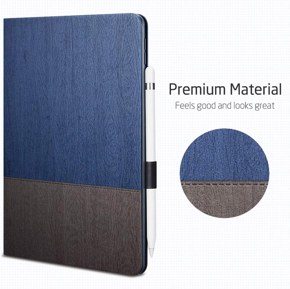 ESR Case for iPad Air 3 Case with Pencil Holder, Book Cover Design Multi-Angle Viewing Stand, Lightweight Cover Auto Sleep/Wake Urban Premium Folio Case Specially Designed for iPad Air 2019, Knight